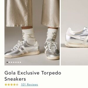 Gola Exclusive Silver Sneakers